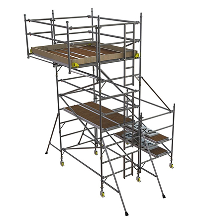 Scaffold with Cantilever